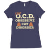 i have o.c.d obsessive cat disorder Ladies Fitted T-Shirt