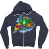 pizza time! Zipper Hoodie