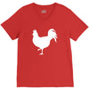 Chicken and Little Chick V-Neck Tee