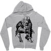 comunist monkey Zipper Hoodie