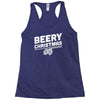 beery christmas hops drinking beer funny Racerback Tank