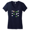 rolling on the forest floor laughing Women's V-Neck T-Shirt
