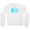 save a wave ride a surfer Crewneck Sweatshirt