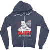 my girl wants to party all the time Zipper Hoodie