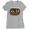 where the halflings are Ladies Fitted T-Shirt