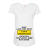 Under Construction Personalize Maternity Scoop Neck T-shirt