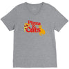 pizza and cats V-Neck Tee