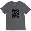 photographer camera photography modern text photos scrapbook geek t sh V-Neck Tee