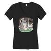 forest friends Women's V-Neck T-Shirt