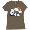 rainbow Ladies Fitted T-Shirt