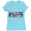 jake paulers colorful Ladies Fitted T-Shirt