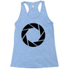 aperture science Racerback Tank