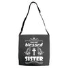 I Am One Blessed Sister Adjustable Strap Totes