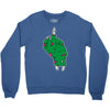 rude zombie Crewneck Sweatshirt