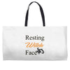 resting witch face   fall t shirt   funny halloween Weekender Totes