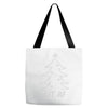 lit af christmas tree Tote Bags