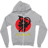 love ninja monkey banana Zipper Hoodie
