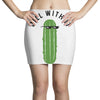 dill with it black logo Mini Skirts