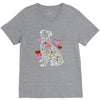 colorful boxer V-Neck Tee
