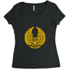 gold owl Women's Triblend Scoop T-shirt