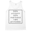 50 % unicorn Tank Top