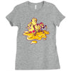 hot macs wrestling in cheese Ladies Fitted T-Shirt