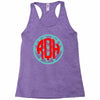 chevron circle Racerback Tank