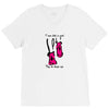 i run like a girl try to keep up V-Neck Tee