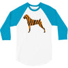 tiger pattern 3/4 Sleeve Shirt
