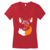 for fox sake Women's V-Neck T-Shirt