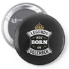 Legends Are Born In December Pin-back button