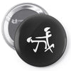 unisex funny graphic Pin-back button