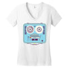 reel to reel Women's V-Neck T-Shirt