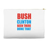 bush clinton large Accessory Pouches