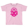 end breast cancer   39 warriors Toddler T-shirt