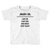 January Girl Toddler T-shirt