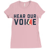 Women's March Hear Our Voice Ladies Fitted T-Shirt
