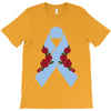 stomach cancer ribbon and rose T-Shirt