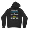 you can't buy happiness, but you can adopt a cat and that's pretty muc Unisex Hoodie