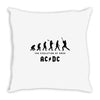 The Evolution of Rock Throw Pillow