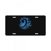 bass clef in blue License Plate