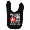 as a scorpio i have 3 sides Baby Bibs