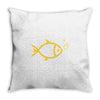 gold fish Throw Pillow