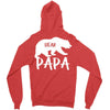Papa Bear Zipper Hoodie