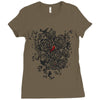 rosebud Ladies Fitted T-Shirt