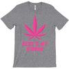 Support Breast Cancer Awareness With A Pink Cannabis Leaf T-Shirt