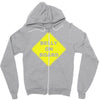 belly on board beer Zipper Hoodie