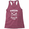 hawkins babysitting club indiana mike dustin eleven demogorgon strange Racerback Tank