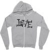 LOVE COUPLE Zipper Hoodie