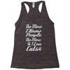 i love cats girls Racerback Tank